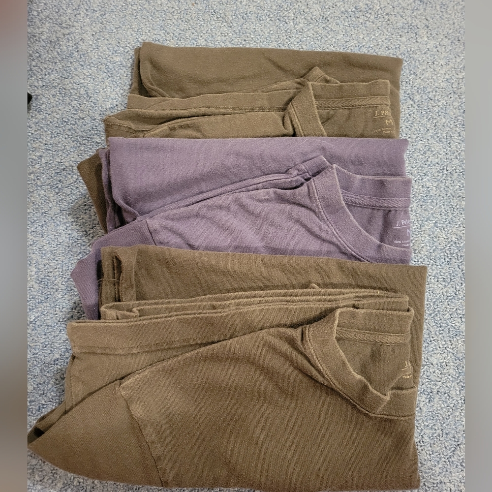 J.Peterman 3 lot Men's Size M Collars are Cut